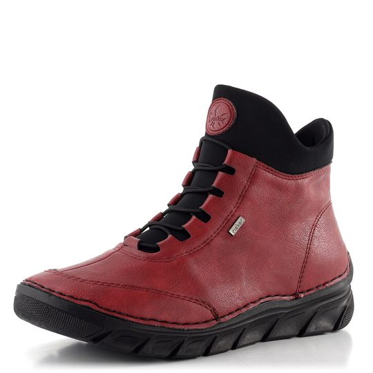 Rieker šněrovací kotník červený 55069-35