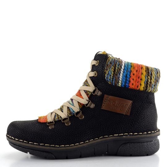 Rieker členkové topánky čierne/farebné 73343-00