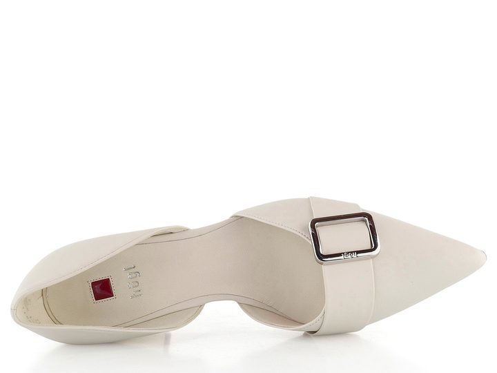 Högl lodičky na širokém podpatku Creme 9-104530