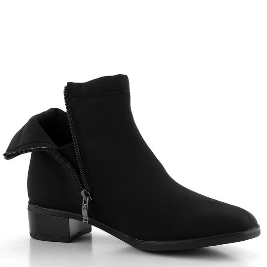 Ara dámska širšia členková obuv na podpätku Graz Black 12-31808-61