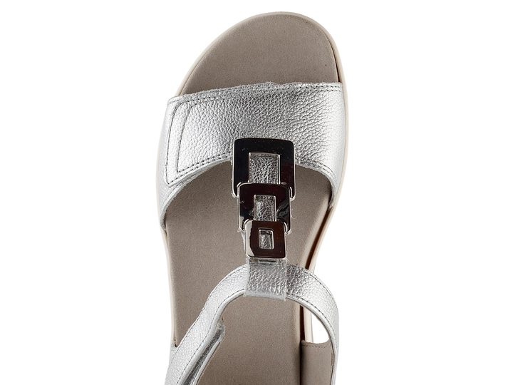Ara dámske sandále s T-pásikom Osaka Silber 12-34804-12