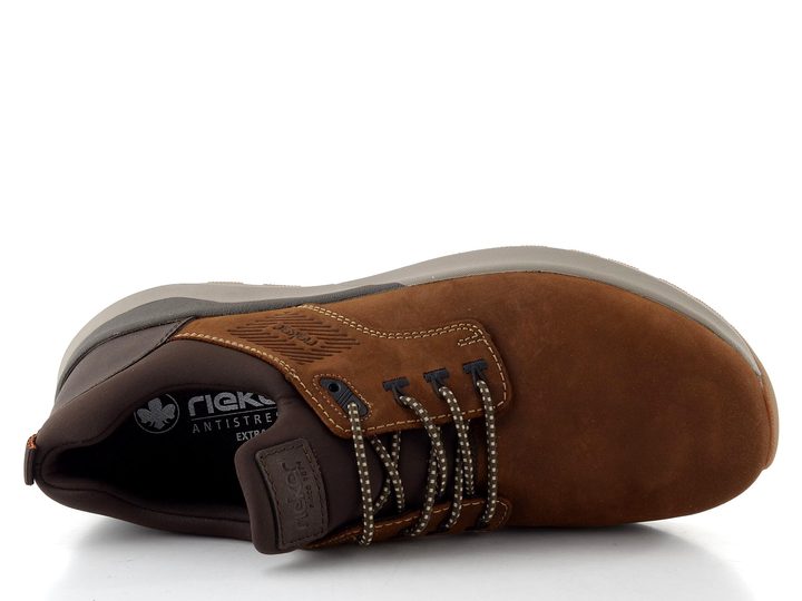 Rieker pánské polobotky noce/moro/braun 06050-22