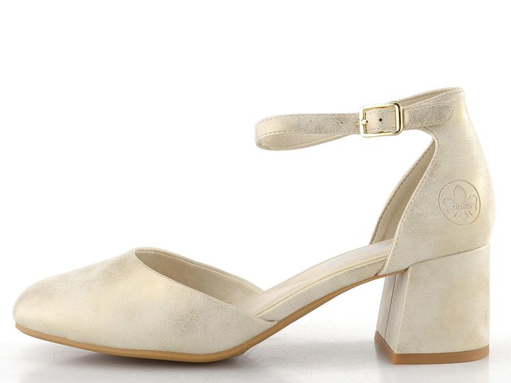 Rieker otevřené lodičky s kotníkovým páskem muschel 44762-91