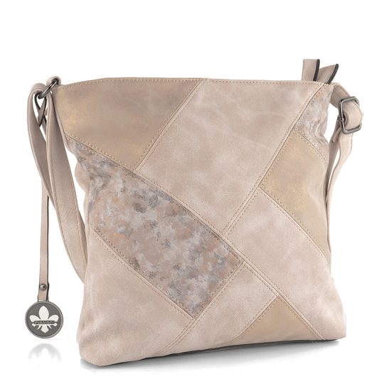 Rieker crossbody rosa/metalická patchwork H1018-31