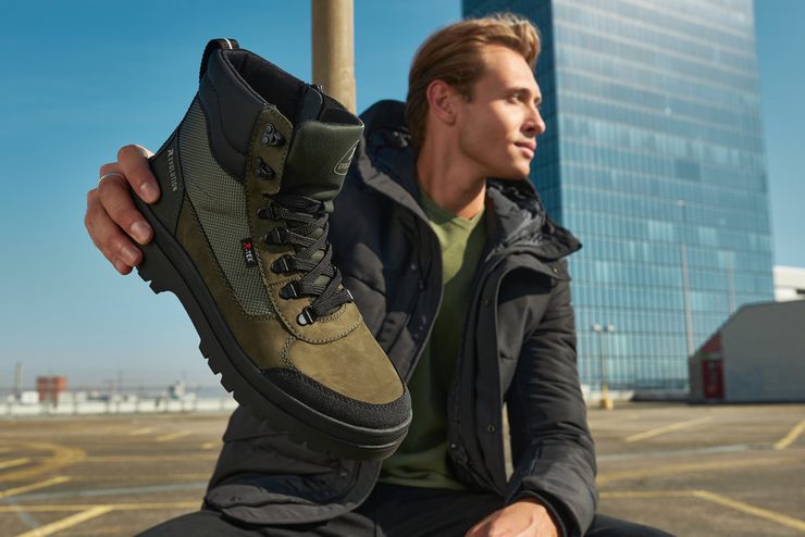 Rieker Revolution pohorkový kotník s membránou zelený U0270-54