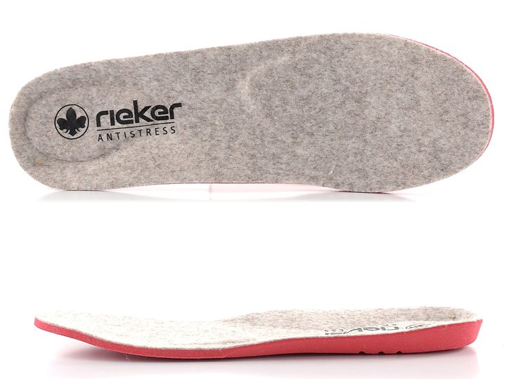 Rieker řasené kozačky s membránou crema Y6370-60