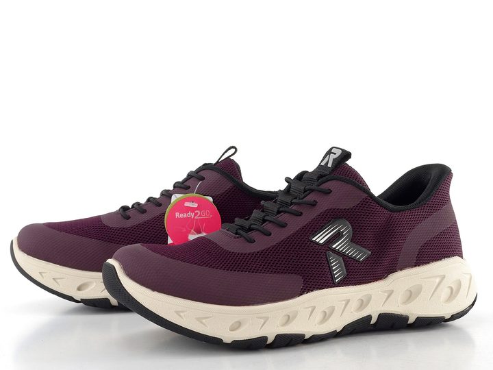 Rieker Sport dámske tenisky blackberry/brombeer M6551-30