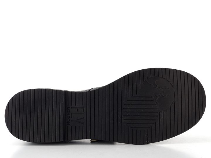 Fly London baleríny s páskem black P145412003