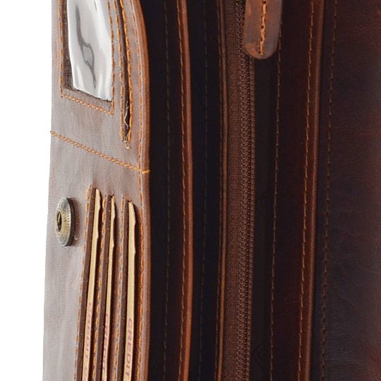 Lagen dámská peněženka stínovaná hnědá V-102/M