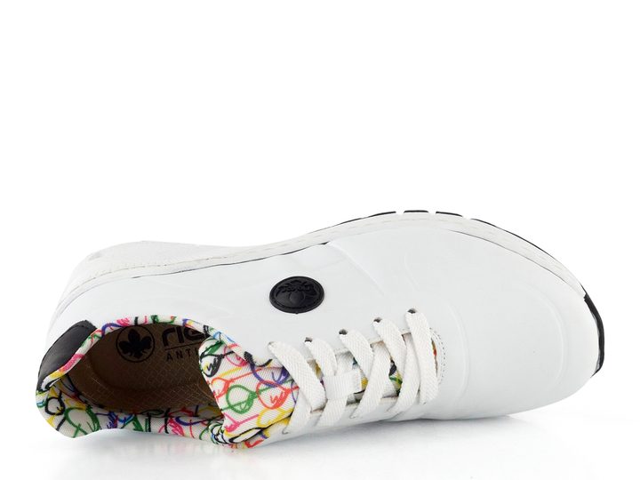 Rieker tenisky na kline biele M4903-80