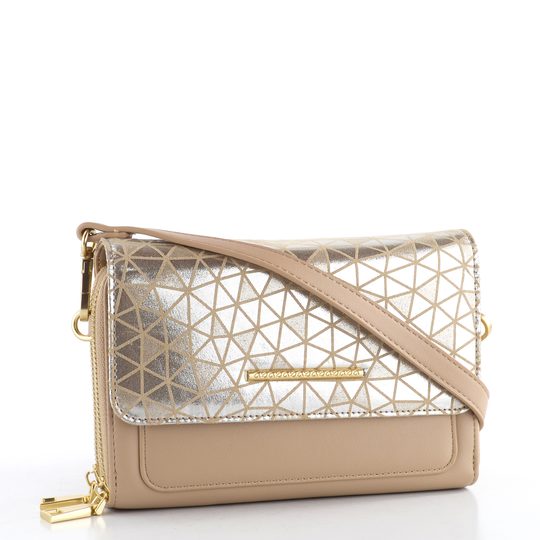 Ara malá kabelka s klopou Lisa Sand/Silber 16-21803-14