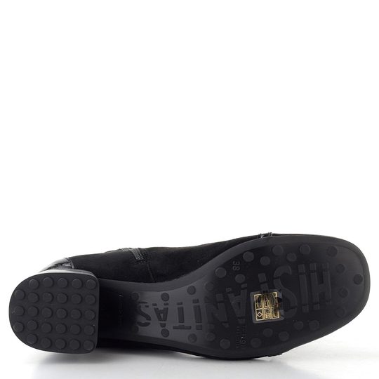 Hispanitas strečový kotník na podpatku Varsovia black HI265016