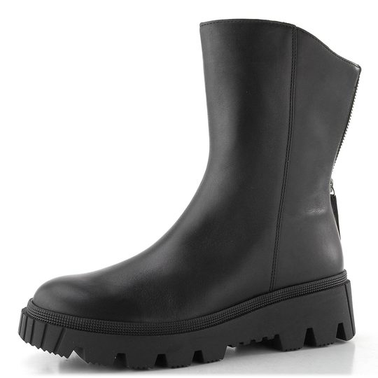 Gabor kotník na hrubé podešvi se zadním zipem černý 71.826.27