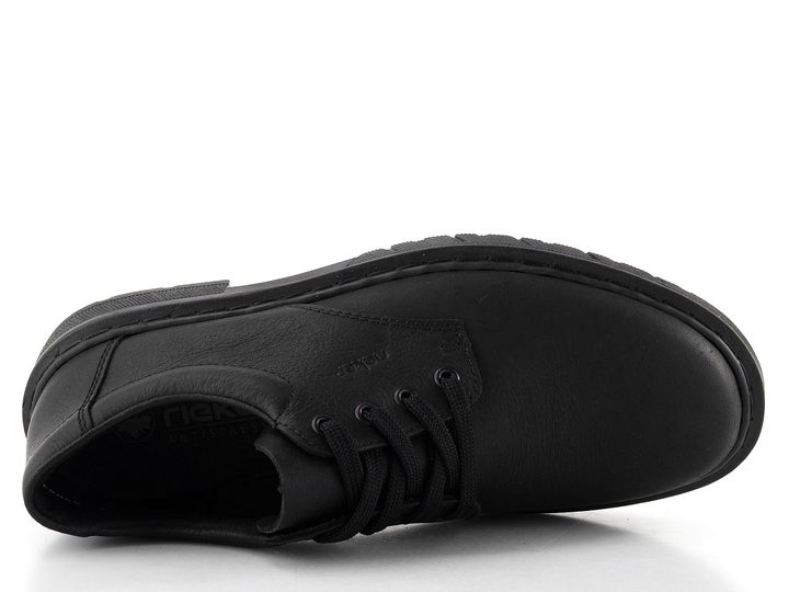 Rieker pánske poltopánky čierne 31610-00