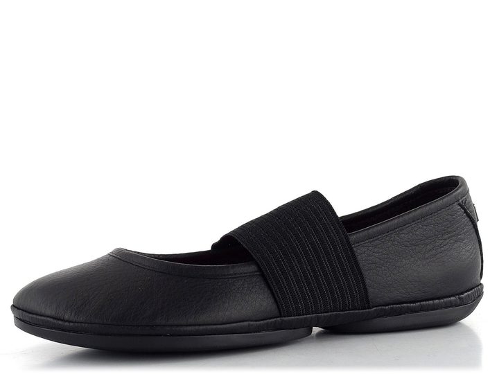 Camper baleríny s páskem černé Right Nina 21595-242
