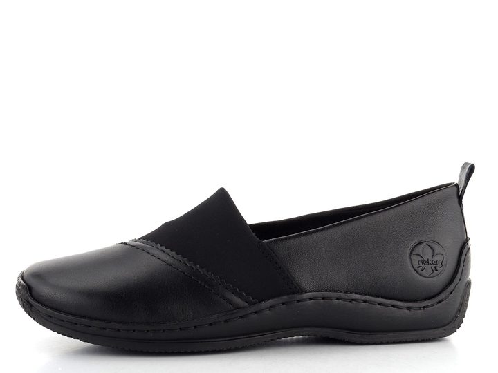 Rieker prozouvací polobotky černé L1790-00