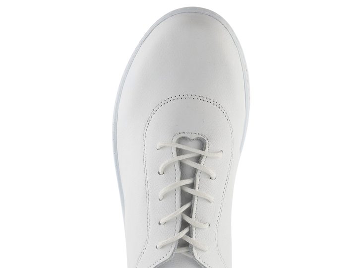 Looke šněrovací polobotky Darchel white L1013_03