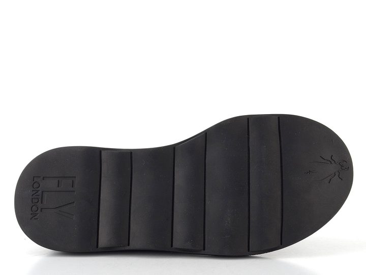 Fly London šněrovací polobotky black/red TENI120FLY