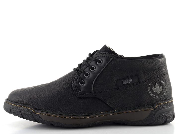 Rieker pánský šněrovací kotník s membránou černý B0333-00