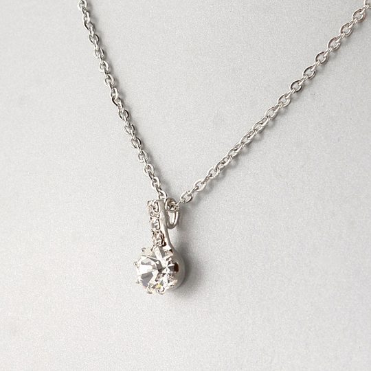 Souprava náušnic s náhrdelníkem kulatá Preciosa Crystal