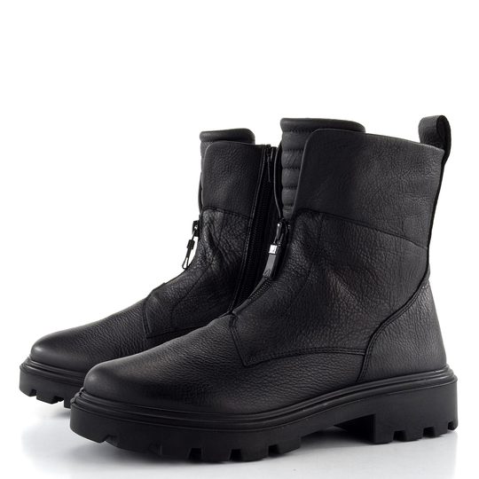 Ara dámský kotník se středovým zipem Manchester Schwarz 12-59106-01