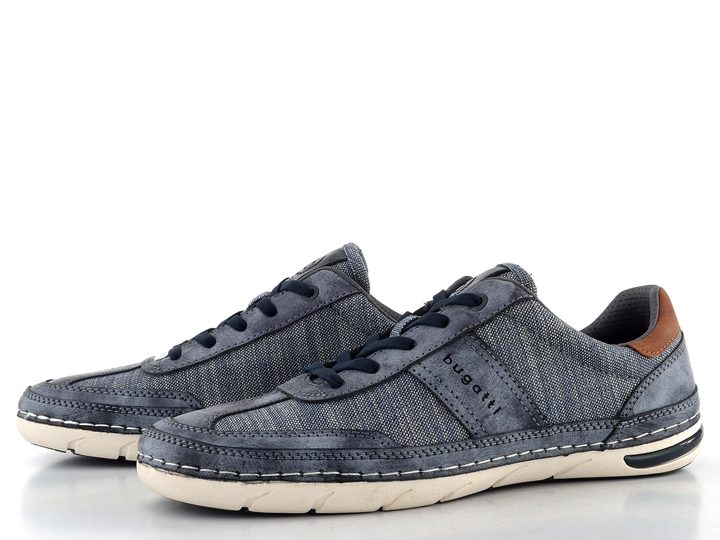 Bugatti kombinované polobotky modré 321-ASG02-5000