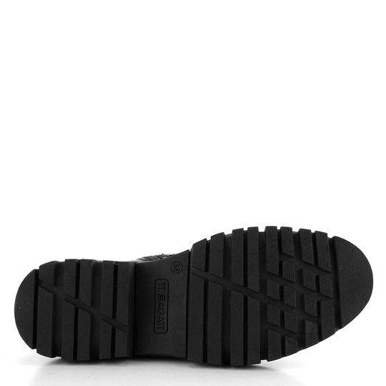 Bagatt černý šněrovací kotník na hrubé podešvi D31-AOL30-1000