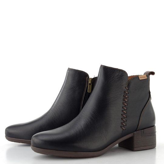 Pikolinos kotník se zipem Malaga black W6W-8950