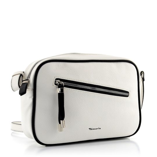 Tamaris bielo-čierna crossbody kabelka Corinna 31081