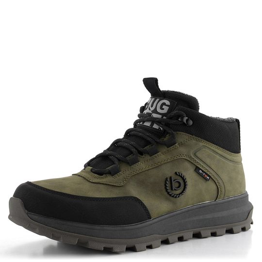 Bugatti pánský kotník na hrubé podešvi zelený 321-ANP31-5000