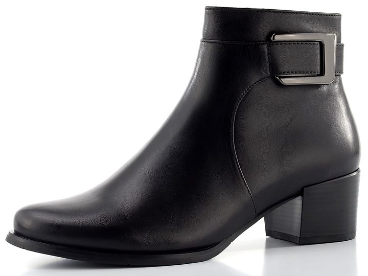 Regarde zipový kotník na podpatku Jolene-27 black