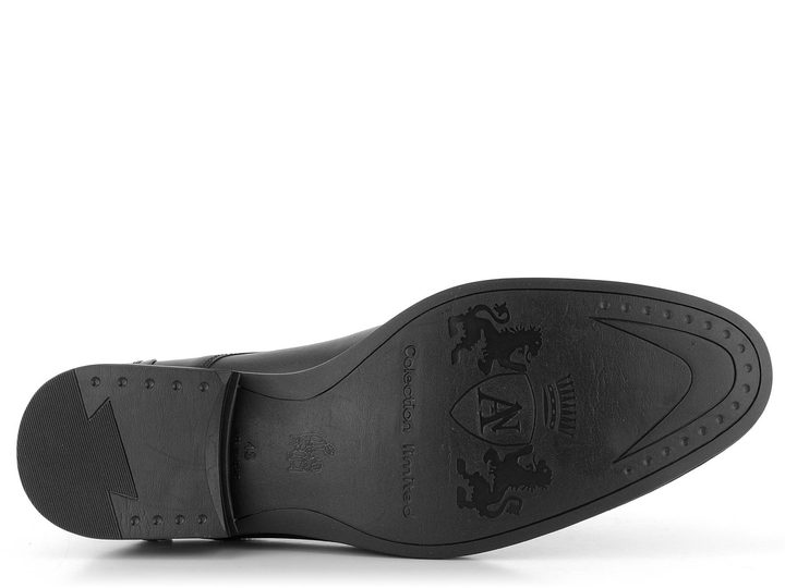 Barton kožené černé polobotky 50419