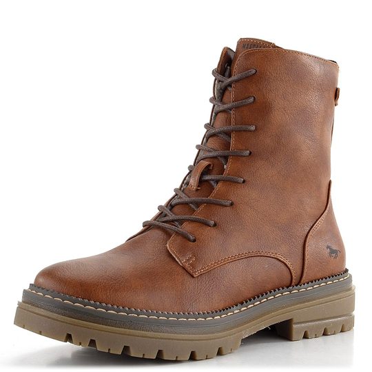 Mustang šněrovací kotník Cognac 1398-601-307