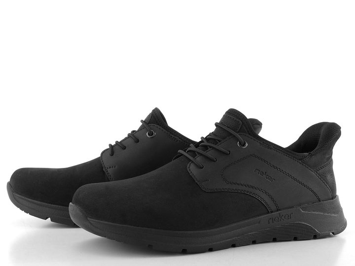 Rieker pánske poltopánky čierne 39659-00