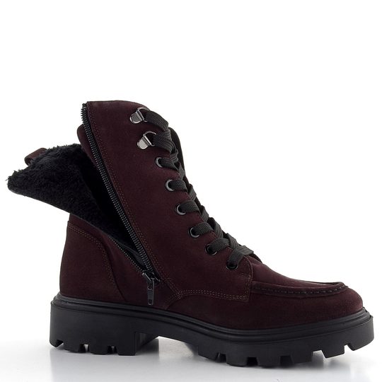 Ara širší semišový kotník Manchester Amarone 12-59110-19