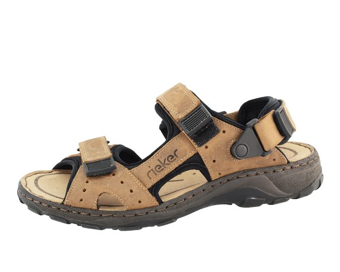 Rieker sandály s 3 suchými zipy