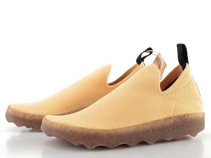 Asportuguesas prozouvací úpletové polobotky Care butter cream P018019032