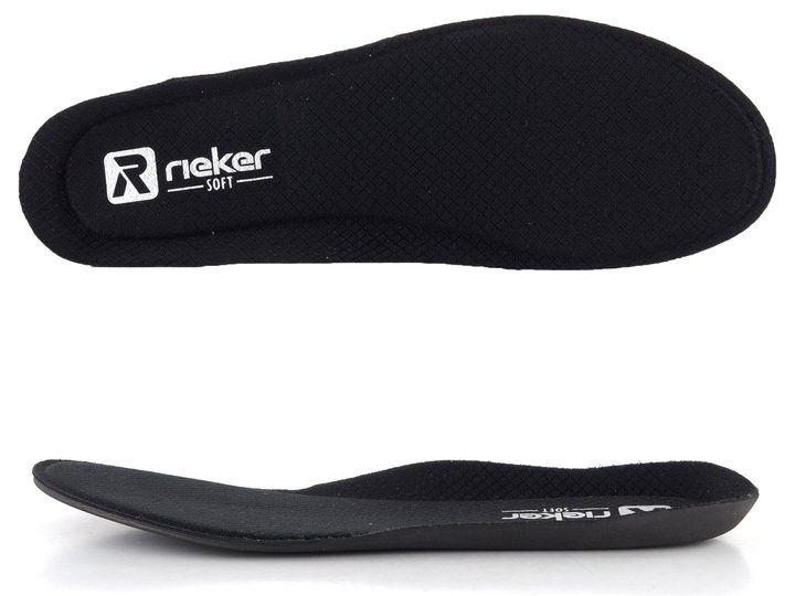 Rieker čierne nazúvacie tenisky M9050-00