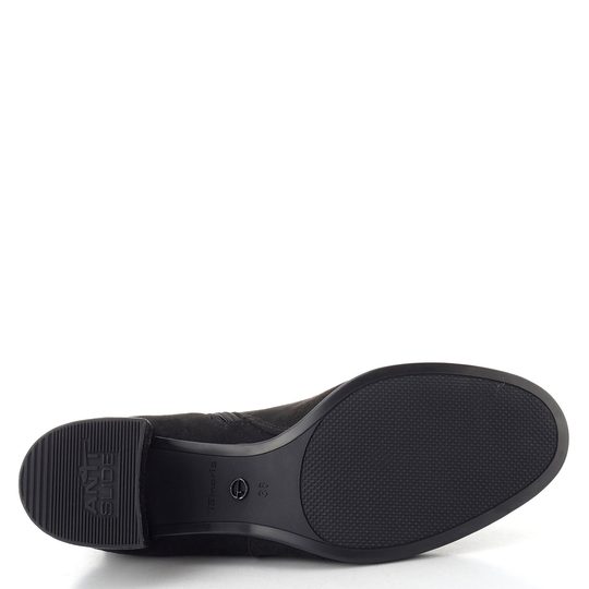 Tamaris elegantní textilní kotník black comb 1-25354-43