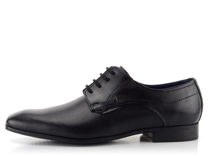 Bugatti černé derbové polobotky 311-66606-1000