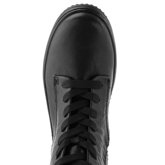 Gabor široký šněrovací kotník černý 76.795.57