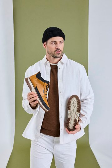 Rieker pánský kotník s membránou okrový B9300-20