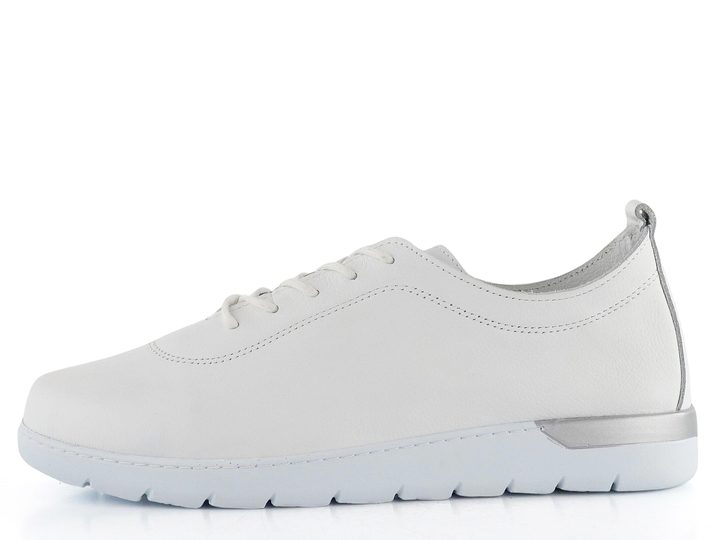 Looke šněrovací polobotky Darchel white L1013_03