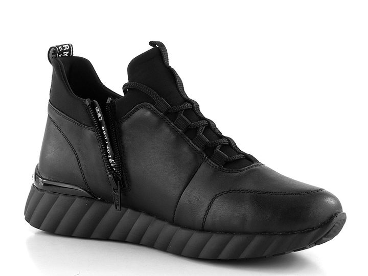 Remonte šnurovacia nízka členková obuv čierna D5977-01