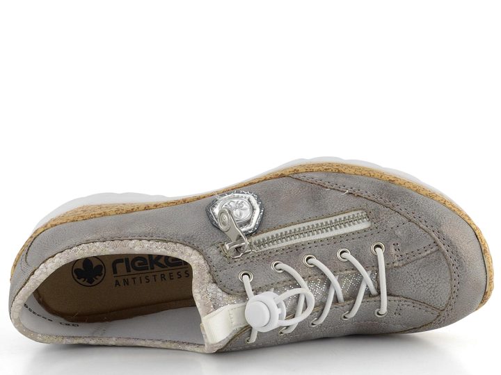 Rieker nazúvacie poltopánky šedé N4263-40