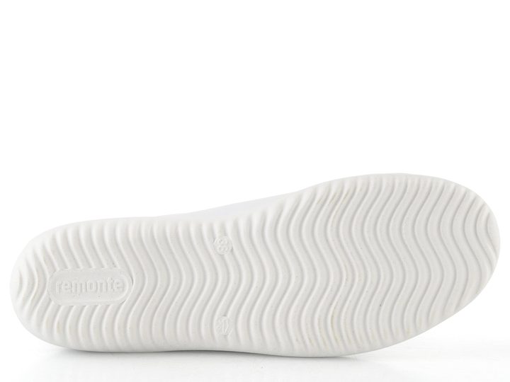 Remonte bílé polobotky se zipem D1E03-81