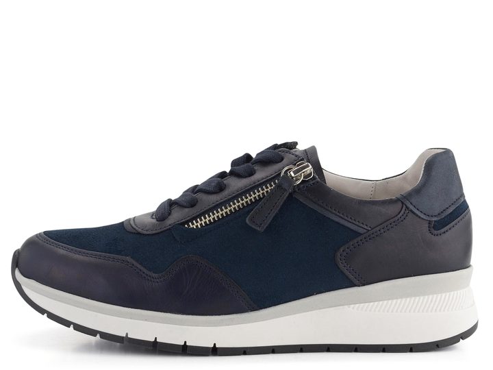 Gabor široké tenisky so zipsami tmavo modré 46.308.66