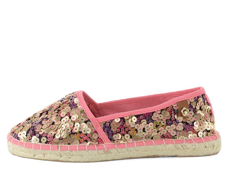 Tamaris Espadrilky s pajetkami růžové 1-24650-20