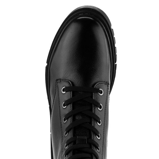 Bagatt černý šněrovací kotník na hrubé podešvi D31-AOL30-1000