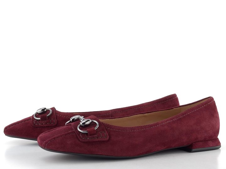 Högl semišové baleríny cabernet 0-100922-4400